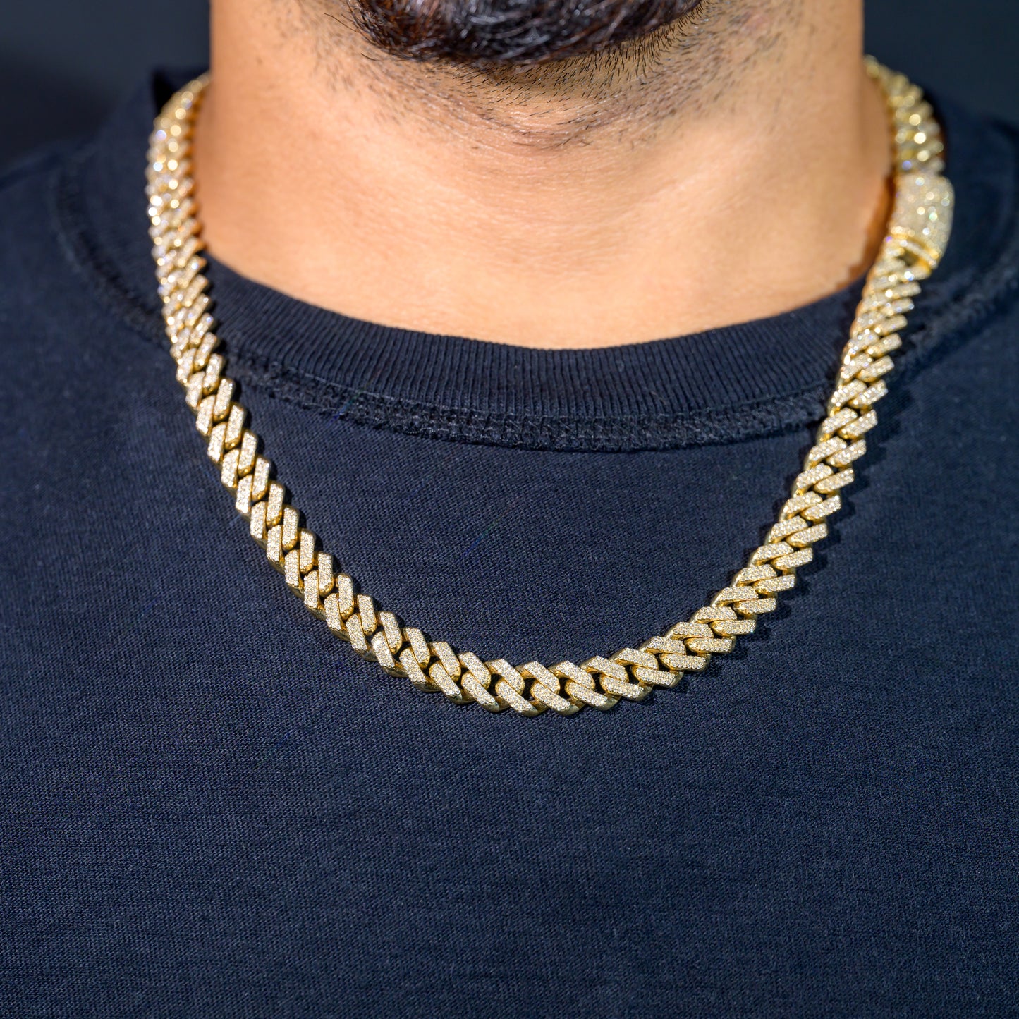 10K Diamond Chain, Miami Prong Cuban Link 9.75mm 6.81 CTW