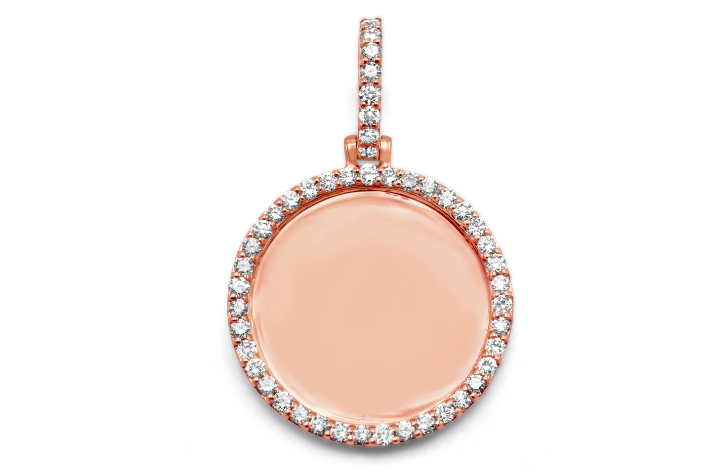 10K/14K Gold & Diamond Custom Picture Pendant 0.45-3.25ctw