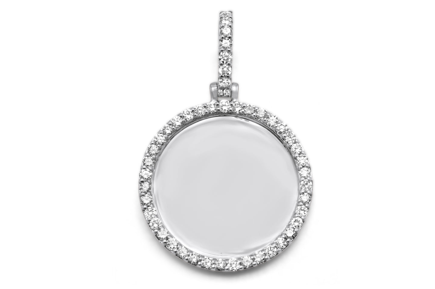 10K/14K Gold & Diamond Custom Picture Pendant 0.45-3.25ctw