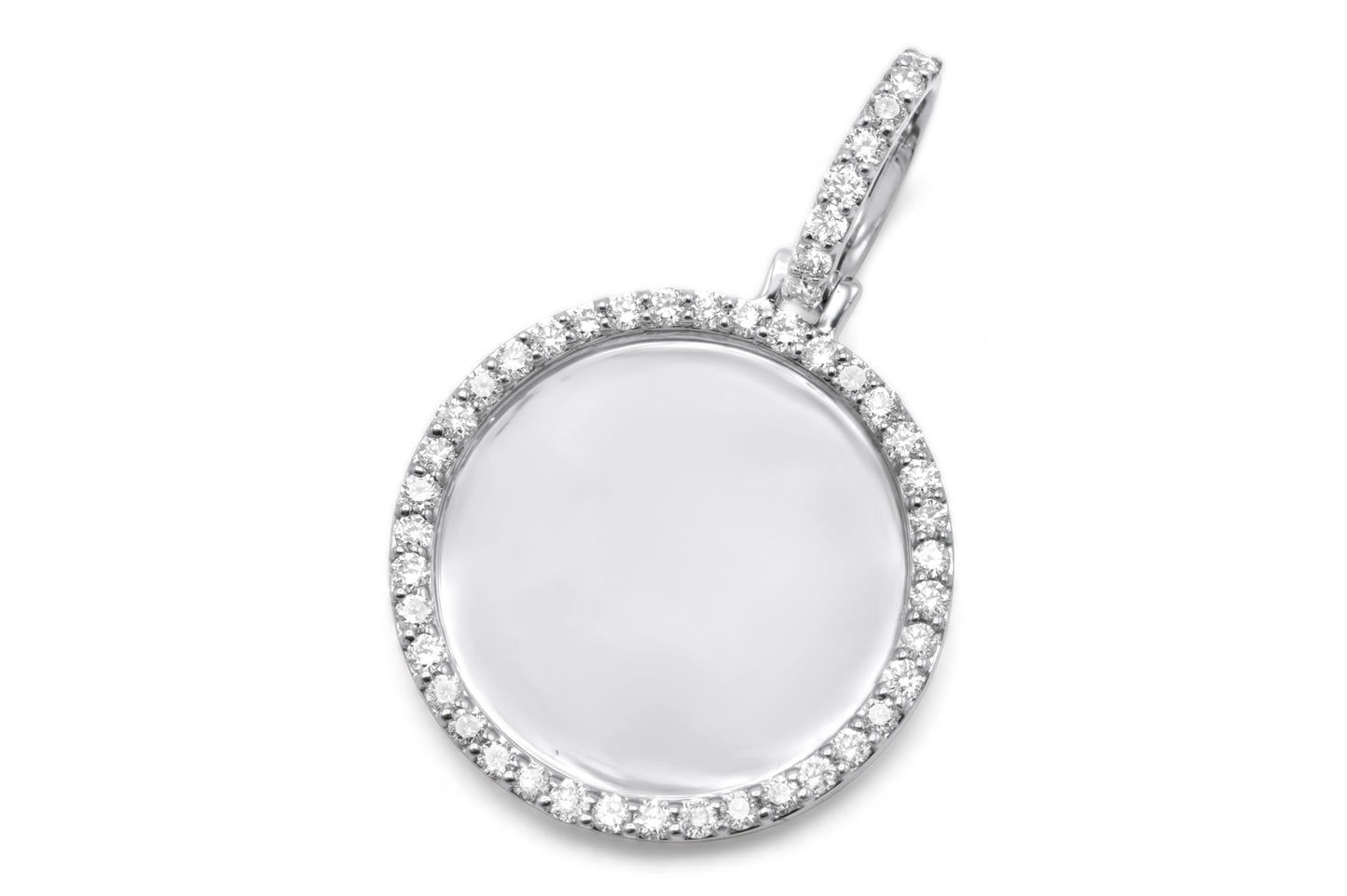 10K/14K Gold & Diamond Custom Picture Pendant 0.45-3.25ctw