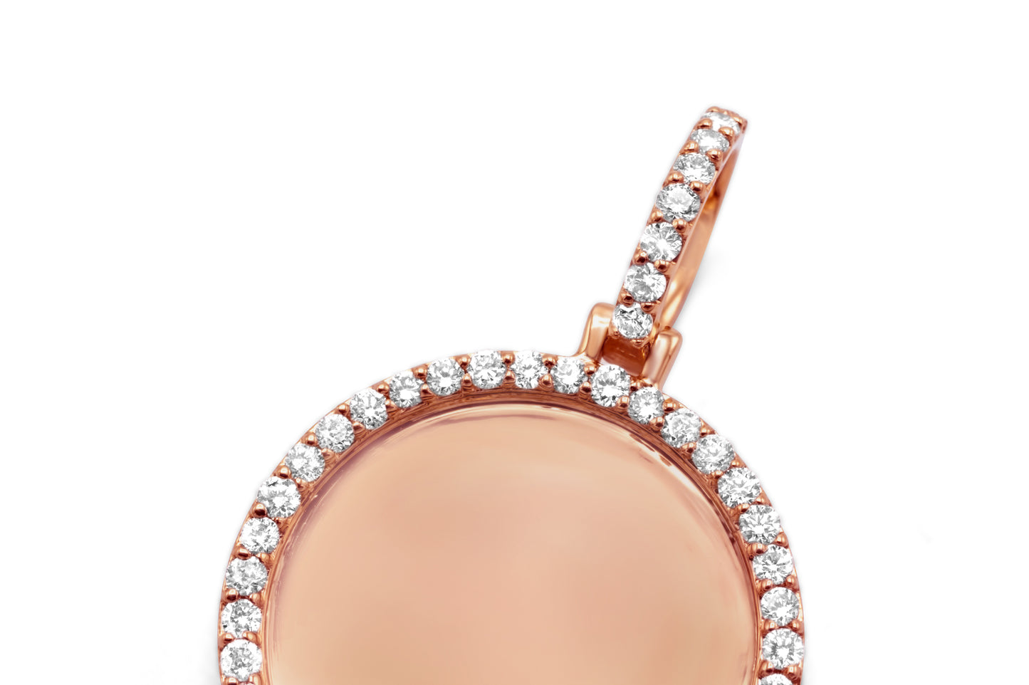 10K/14K Gold & Diamond Custom Picture Pendant 0.45-3.25ctw
