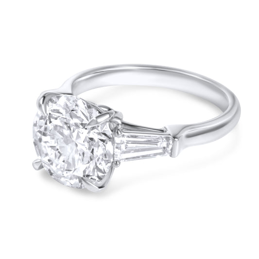 Baguette Diamond Engagement Ring