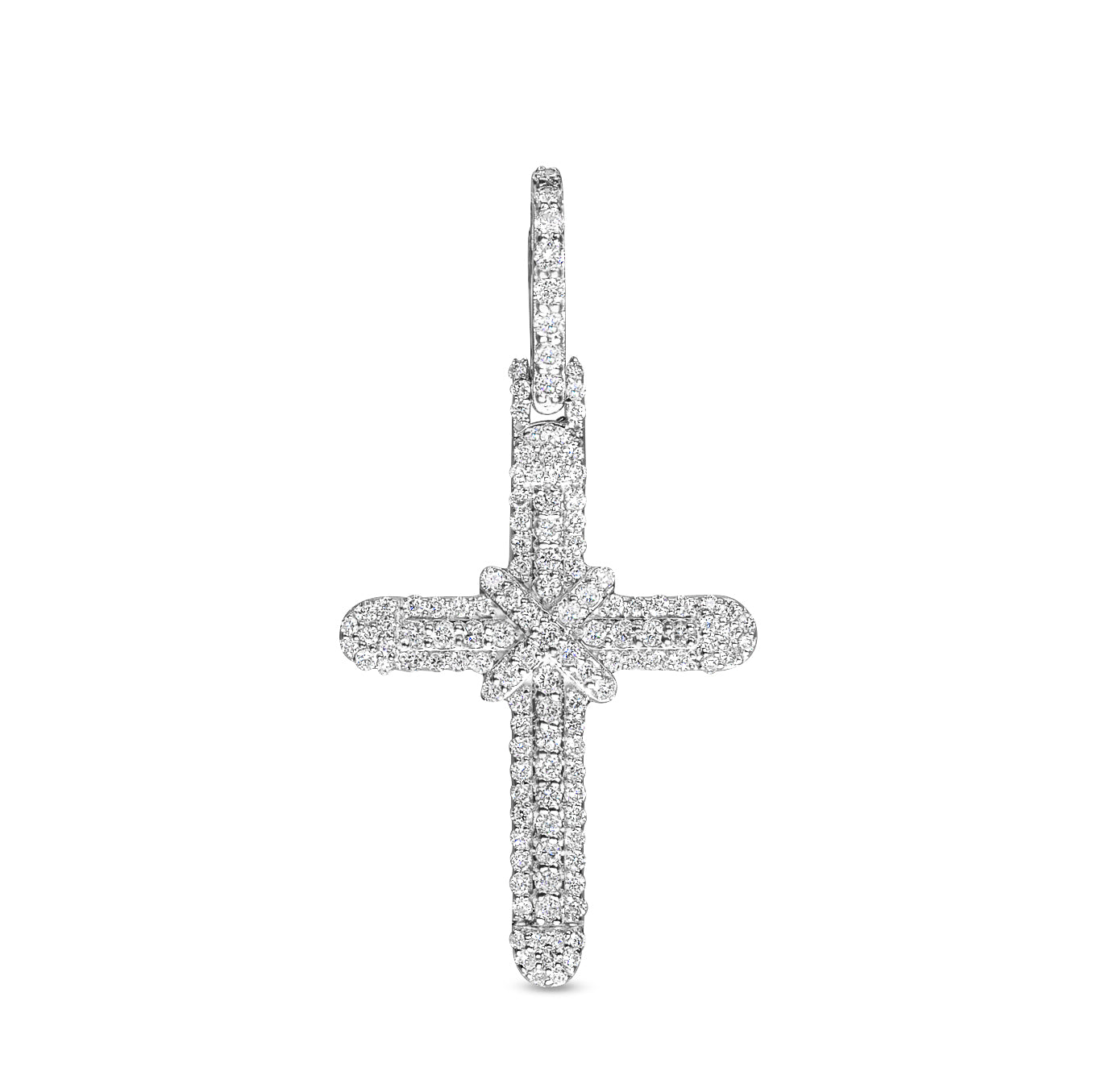 10k diamond cross pendant Clearance