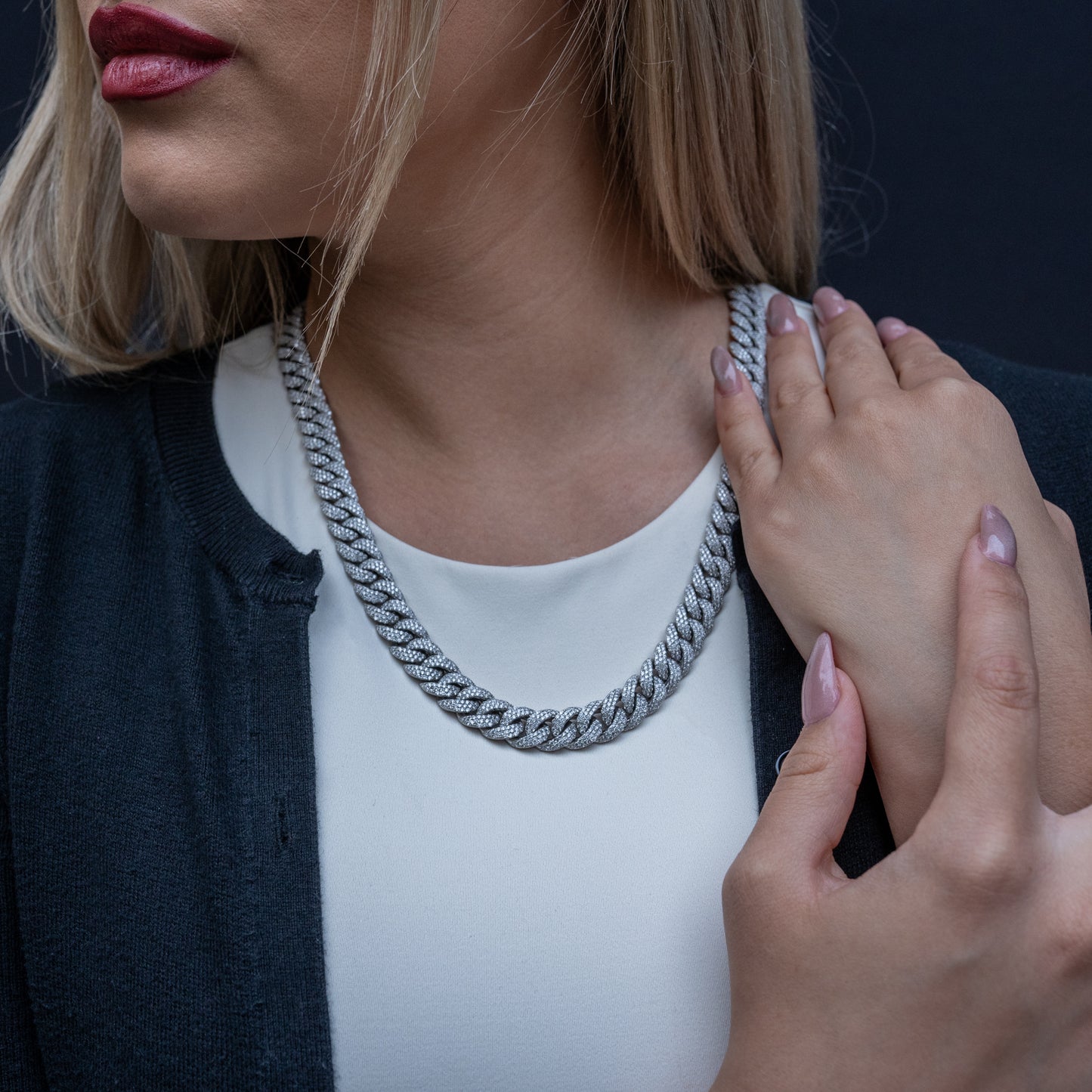 10k Diamond Chain, Pave Cuban Link 12mm 28 ctw