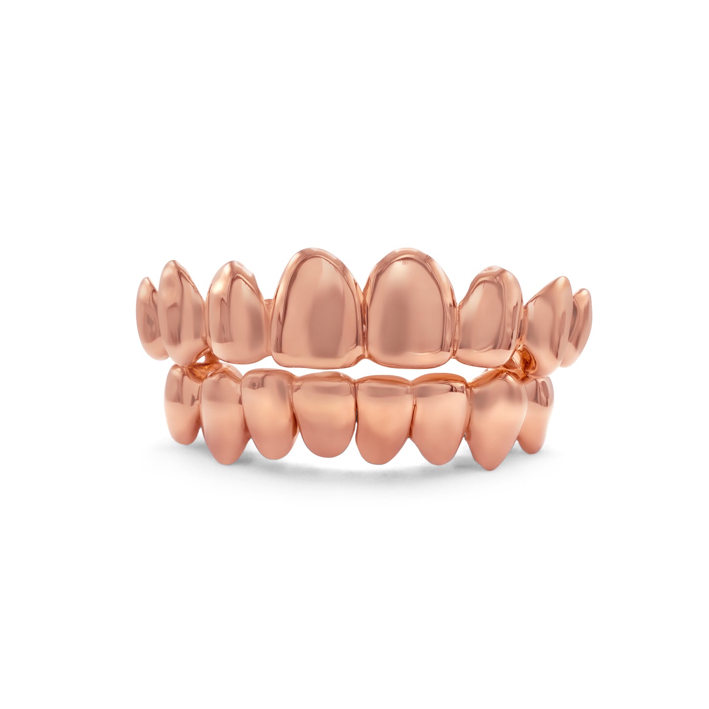 14K Rose Gold Grill (Top & Bottom) Grillz