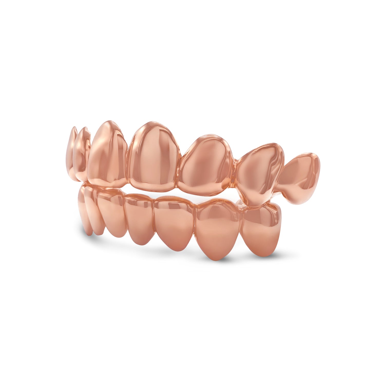 14K Rose Gold Grill (Top & Bottom) Grillz