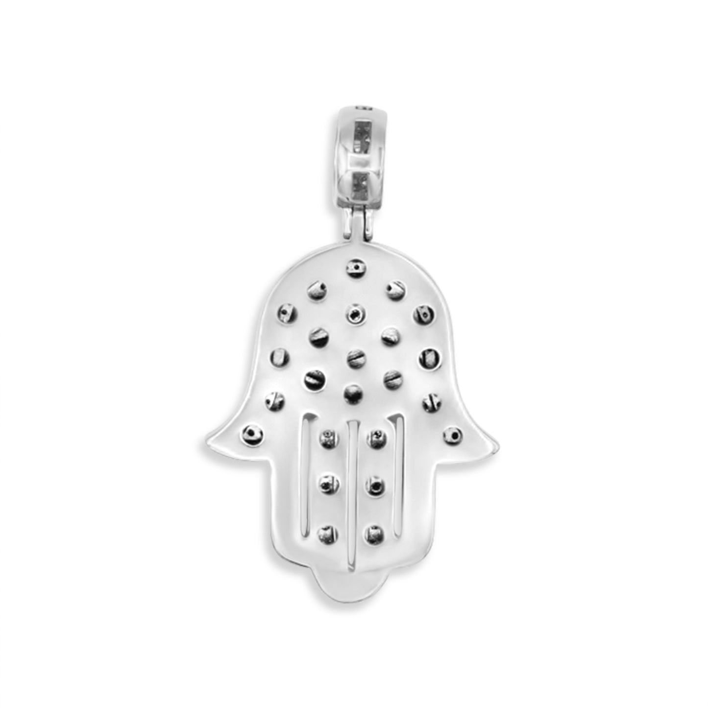 14k Solid Gold Diamond Hamsa 2.90ctw
