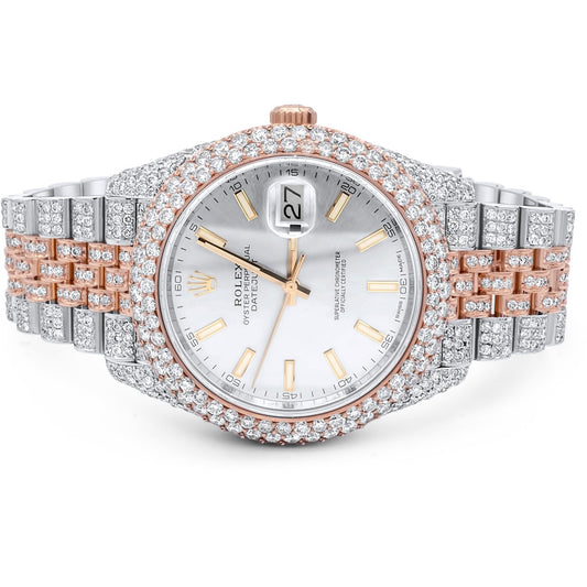 Rolex Date-Just 2 Two Tone Rose Gold 16.45ctw - Pre-Owned