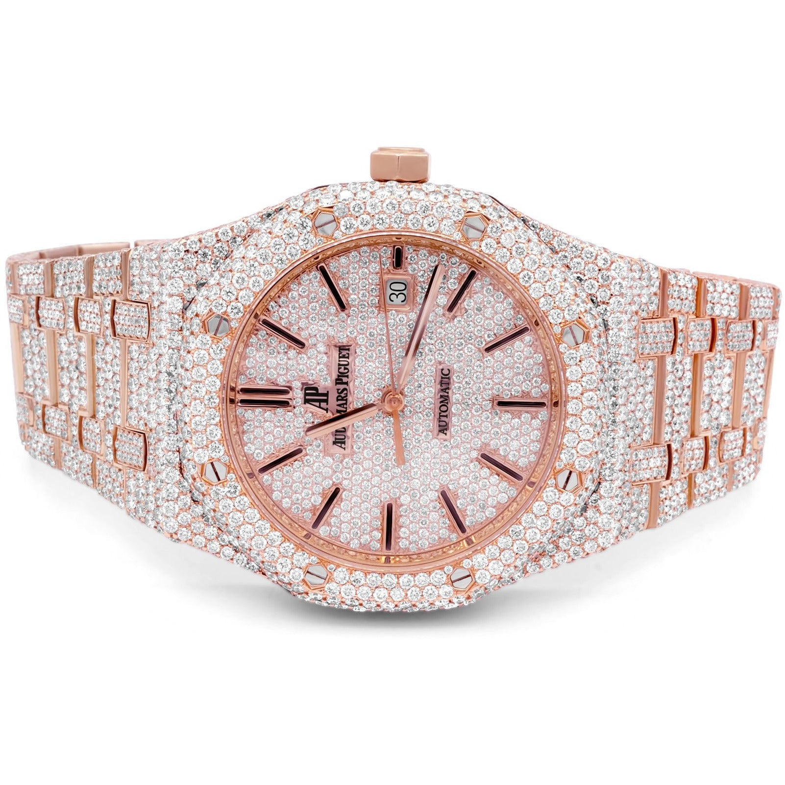 Diamond watch rose gold Outlet