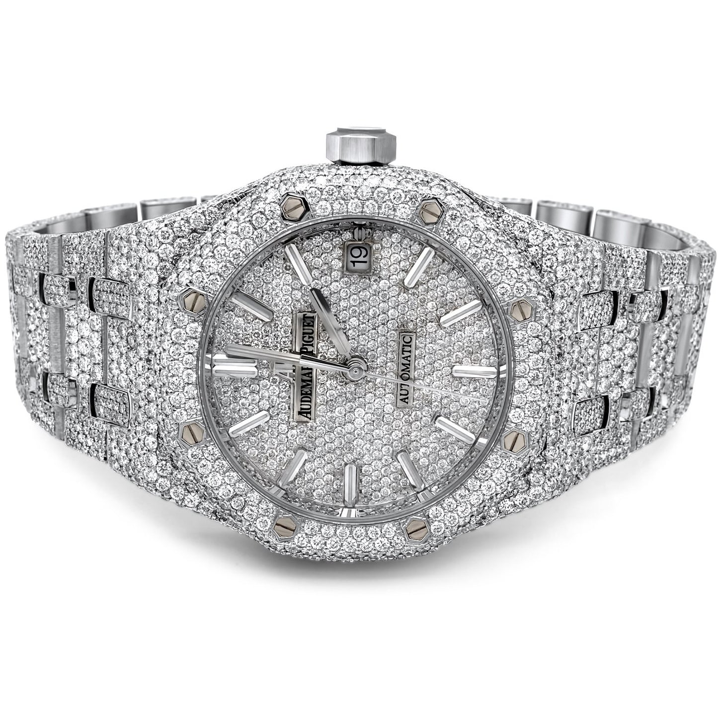 Audemars Piguet Royal Oak Ladies 37mm 24.32ctw - Pre-Owned