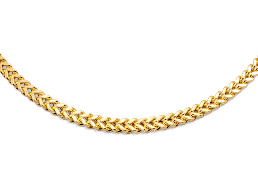 10k/14k Gold Hollow Franco Chain 2-4.5mm