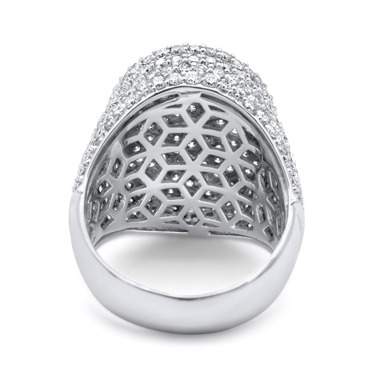 14K Yellow Gold Oval Diamond Ring 7.07ctw