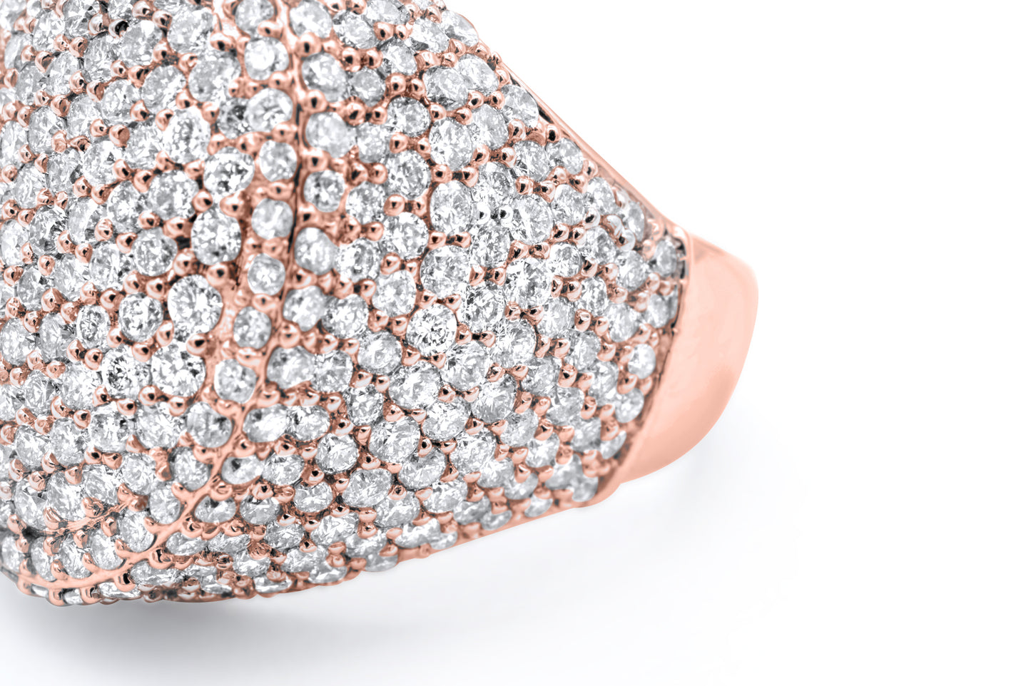 14K Yellow Gold Oval Diamond Ring 7.07ctw