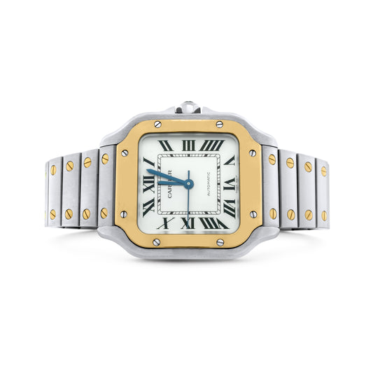 Cartier Santos De CartierTwo Tone Yellow Gold, Midsize, 35mm Ref. W2SA0016