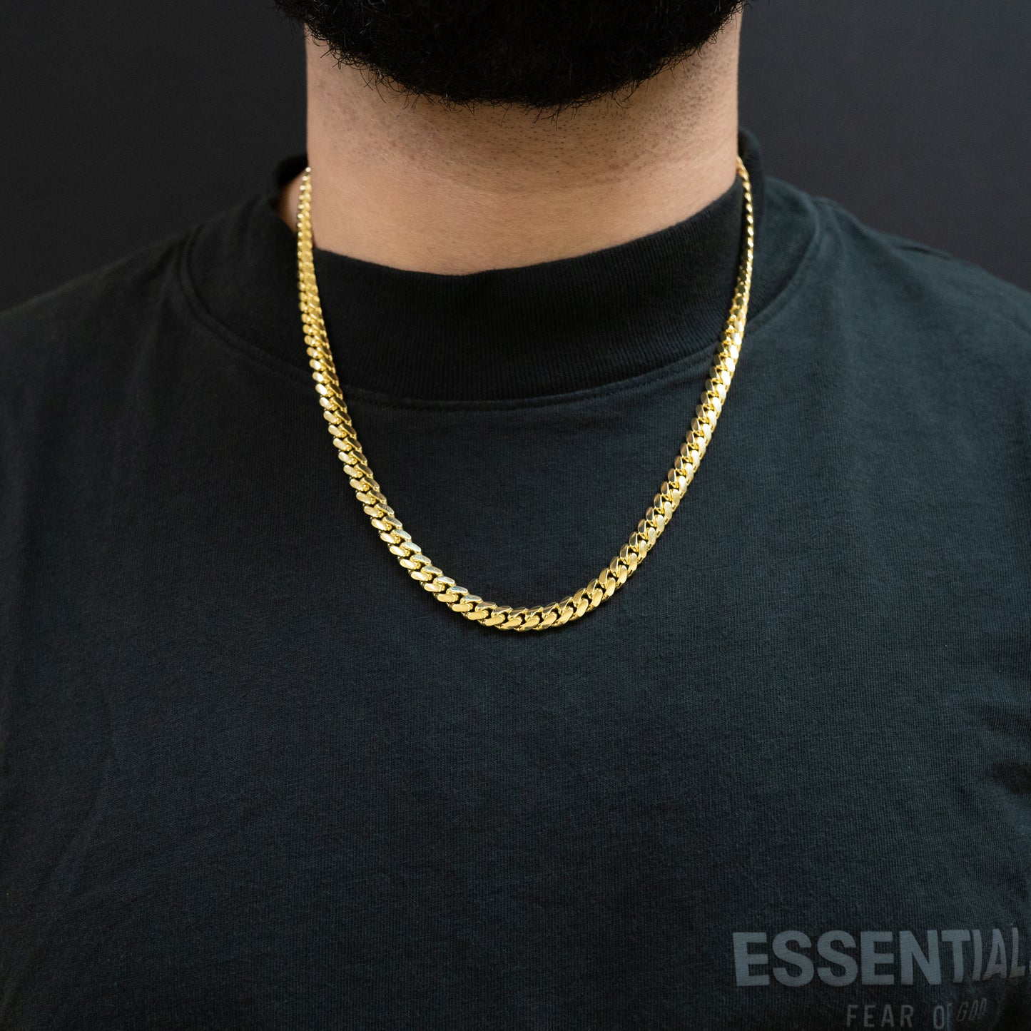 10k-14k Gold Miami Cuban Link Chain - Solid (3-7mm)