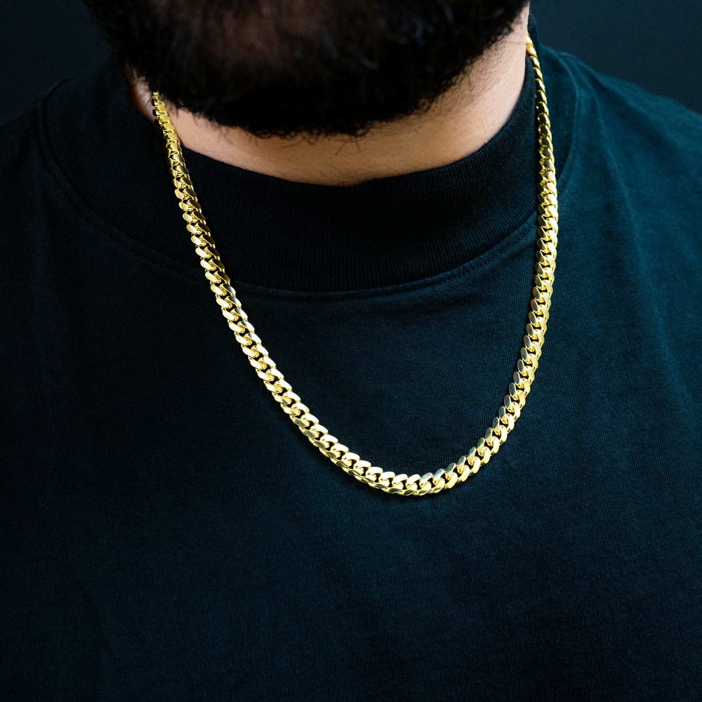 10k-14k Gold Miami Cuban Link Chain - Solid (3-7mm)