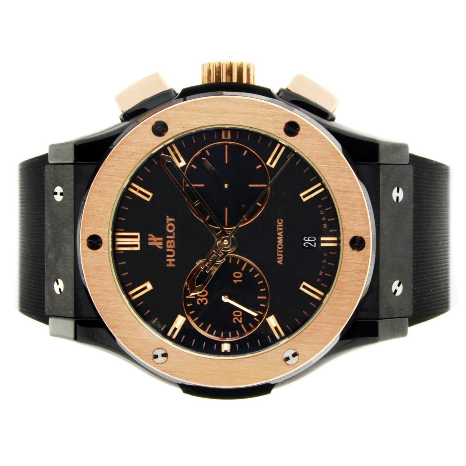  Hublot Classic Fusion 18kt Rose Gold White Dial