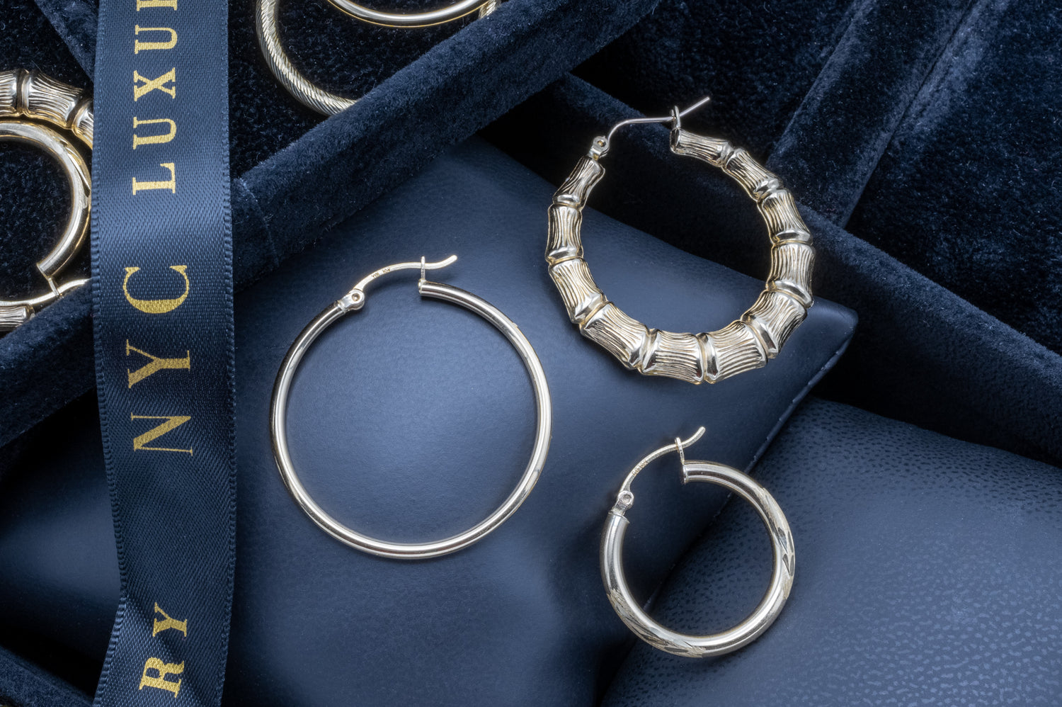 Solid Gold Hoop Earrings