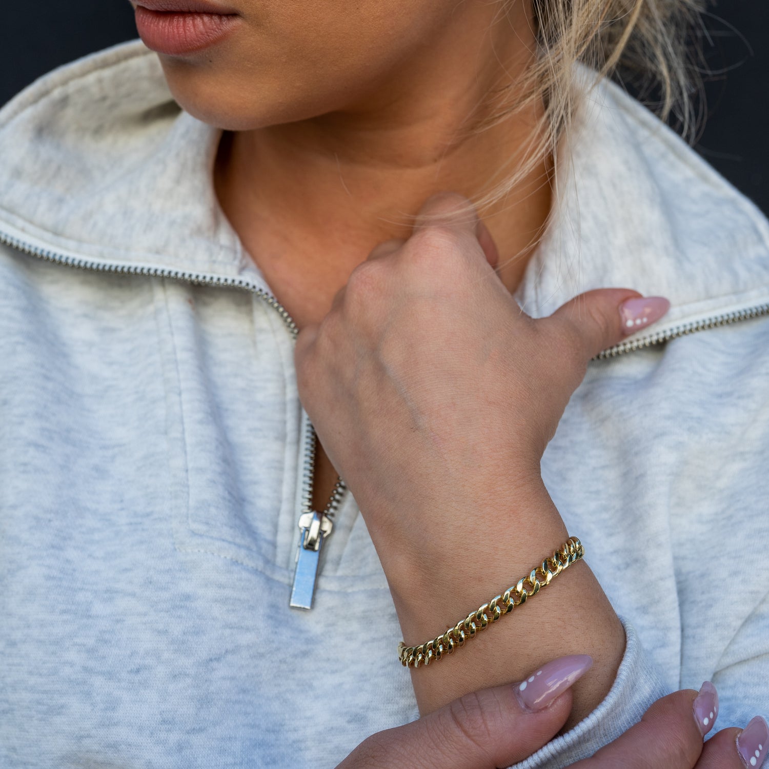Solid Gold Cuban Link Bracelets