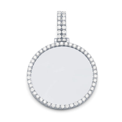 10K/14K Gold & Diamond Custom Picture Pendant 0.45-3.25ctw