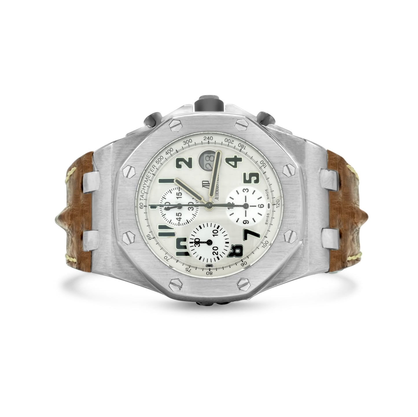 Audemars Piguet Royal Oak Offshore Stainless Steel "Safari" Chrono Steel 42mm (with 2006 papers) Ref. 26020ST.OO.D091CR.01