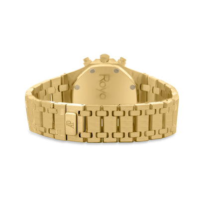 Audemars Piguet Royal Oak 39mm Yellow Gold, Chronograph, Rare Kasparov Blue Dial (DISCONTINUED) Ref. 26022BA