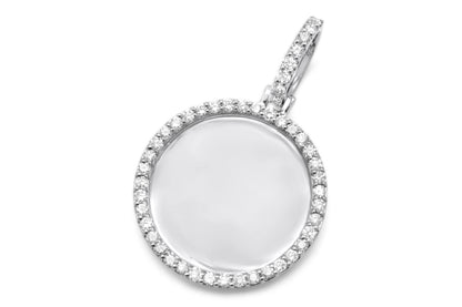 10K/14K Gold & Diamond Custom Picture Pendant 0.45-3.25ctw