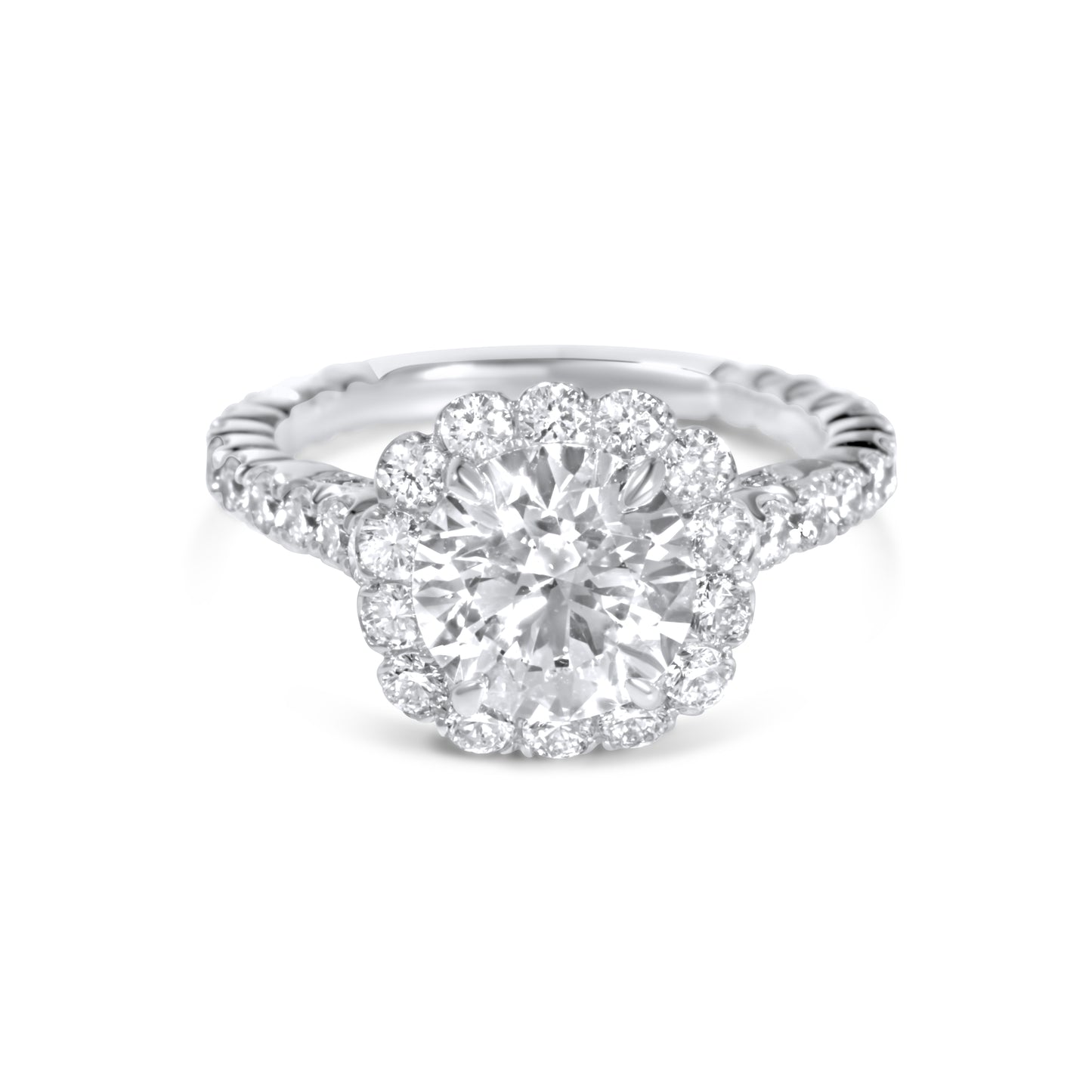 LG Flower Engagement Ring