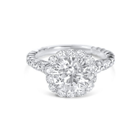 LG Flower Engagement Ring