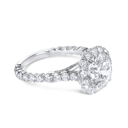 LG Flower Engagement Ring