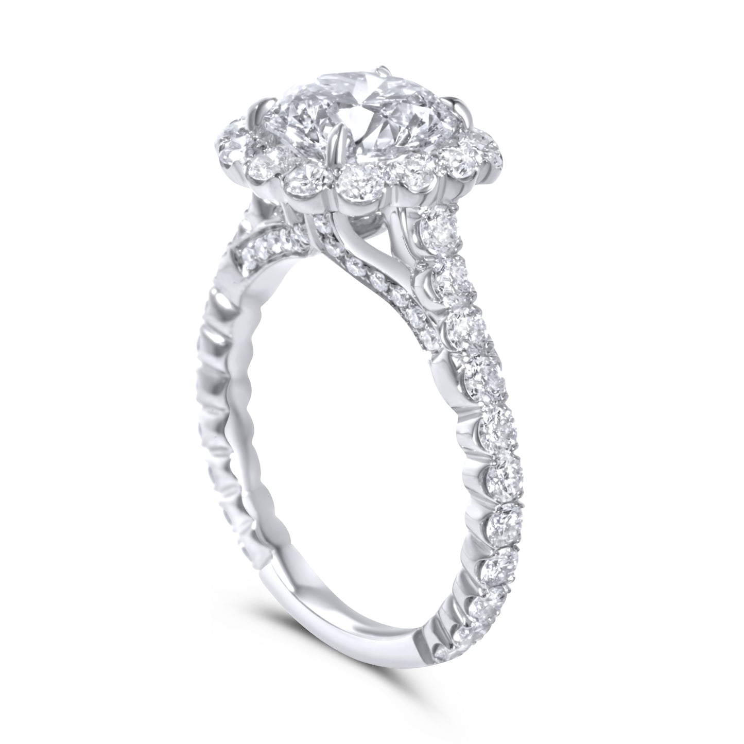 LG Flower Engagement Ring