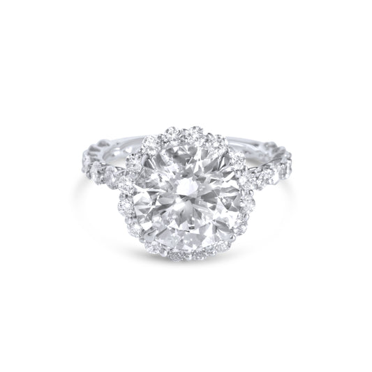SM Flower Engagement Ring