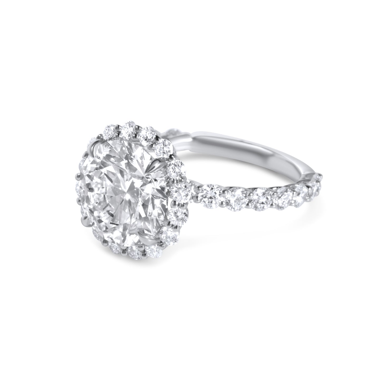 SM Flower Engagement Ring