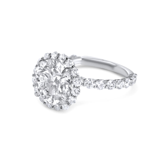 SM Flower Engagement Ring