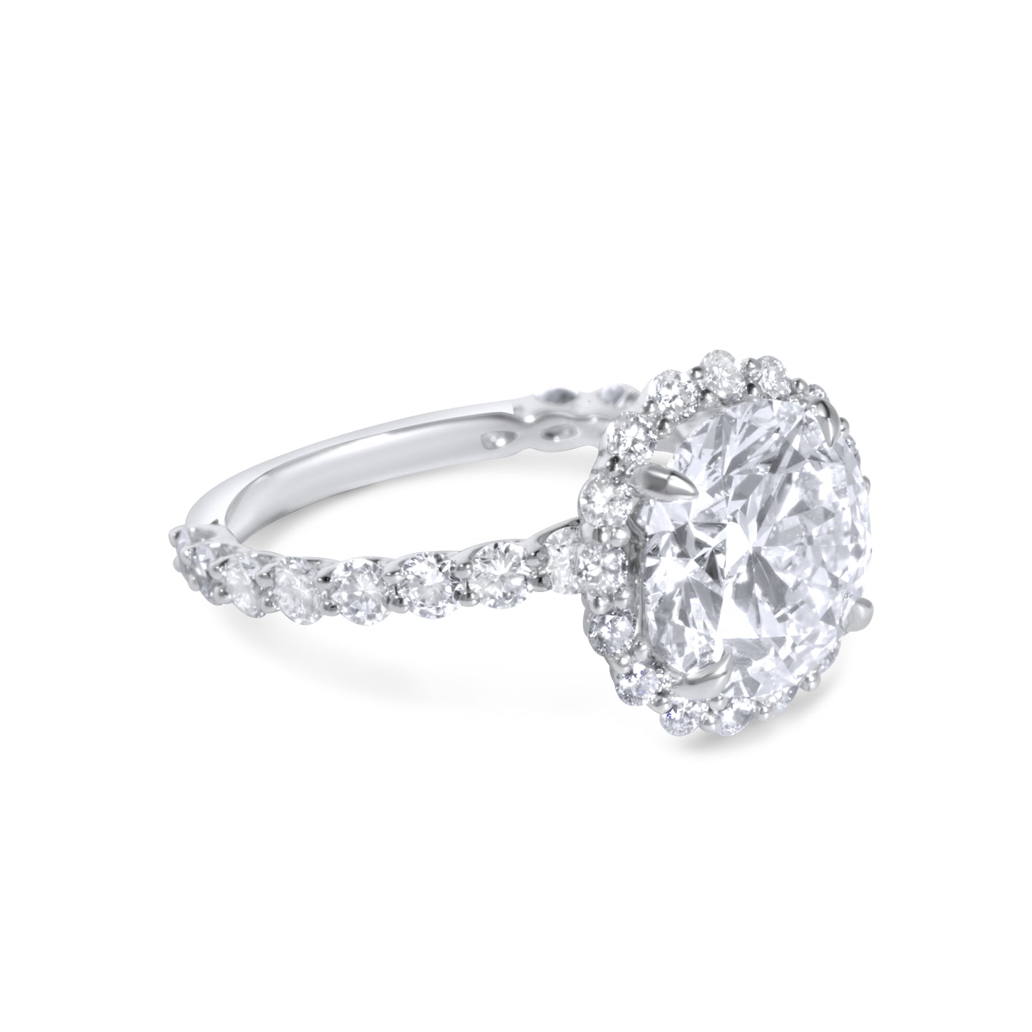 SM Flower Engagement Ring