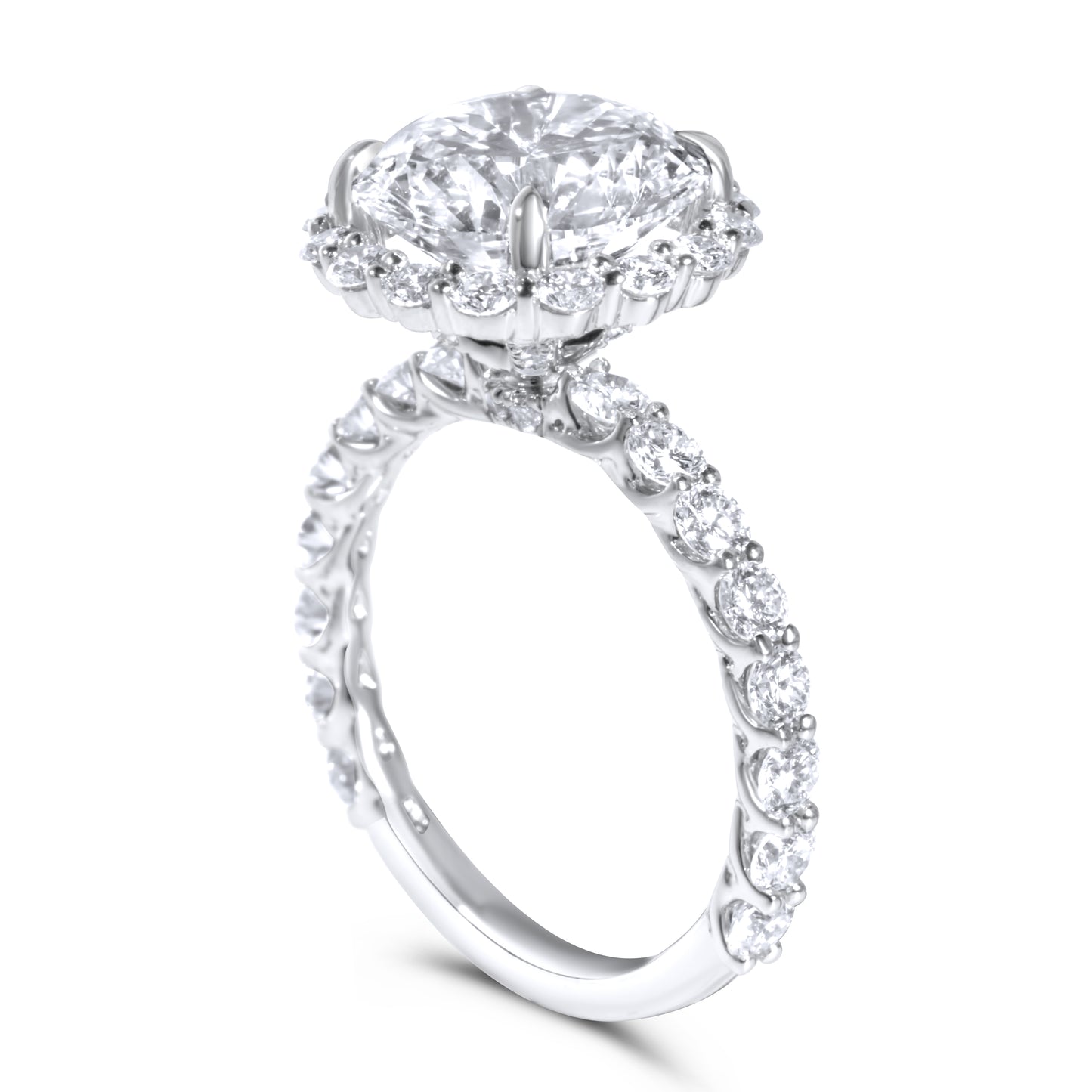 SM Flower Engagement Ring
