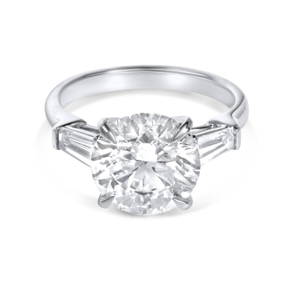 Baguette Diamond Engagement Ring