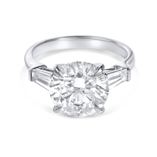 Baguette Diamond Engagement Ring
