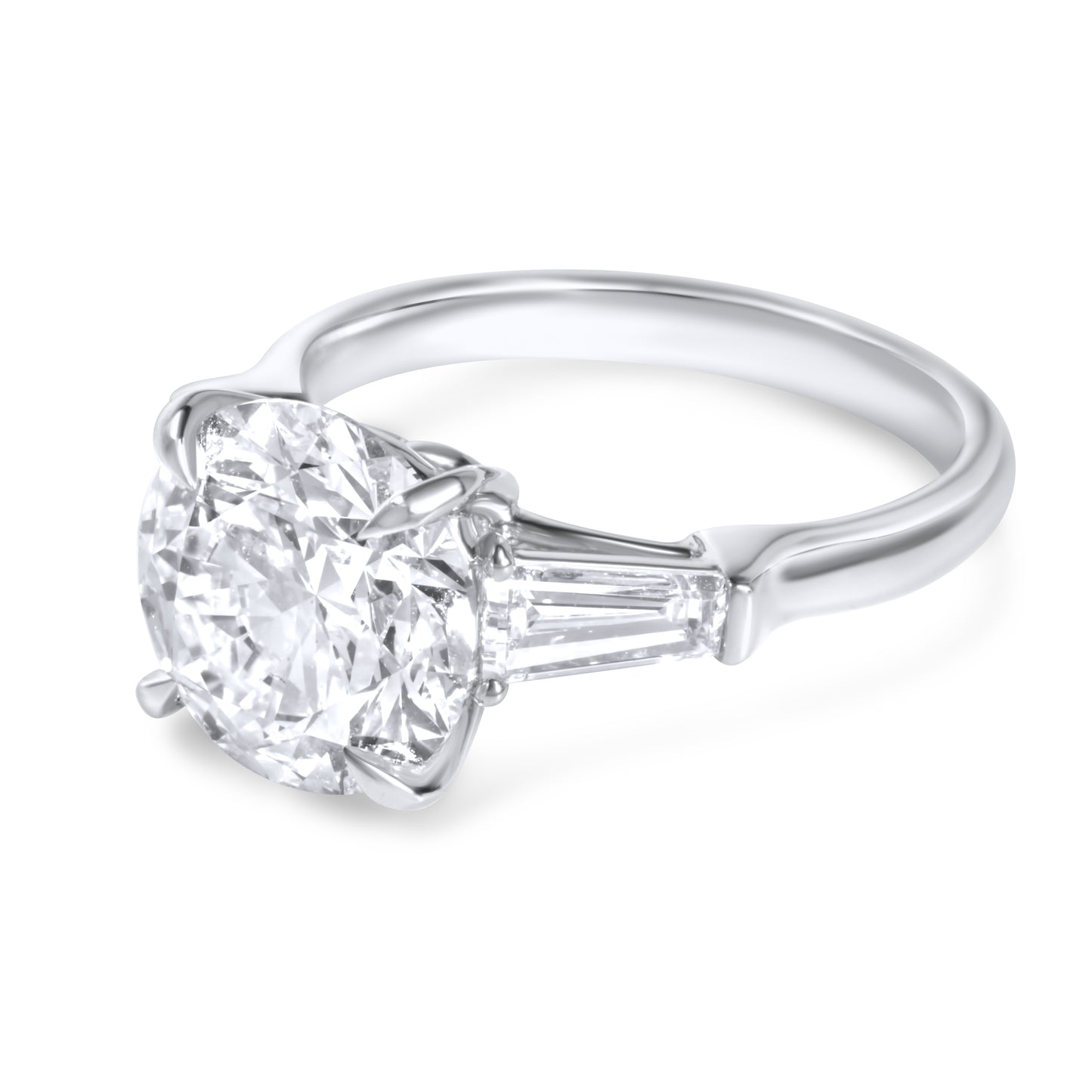 Baguette Diamond Engagement Ring