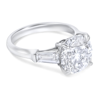 Baguette Diamond Engagement Ring