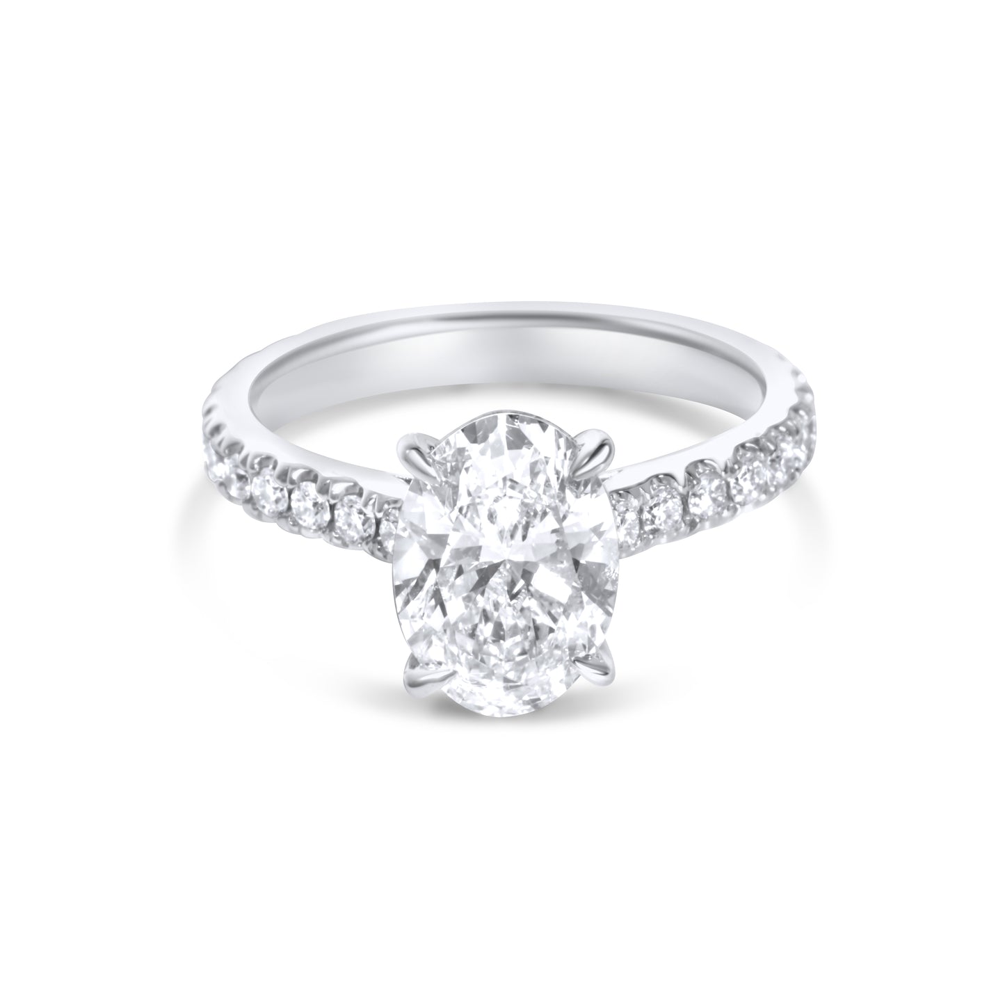 Oval Diamond Engagement Ring