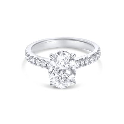 Oval Diamond Engagement Ring