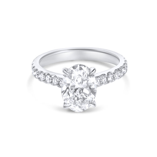 Oval Diamond Engagement Ring
