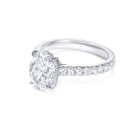 Oval Diamond Engagement Ring