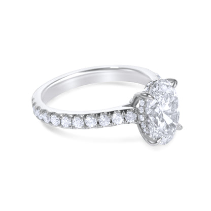 Oval Diamond Engagement Ring
