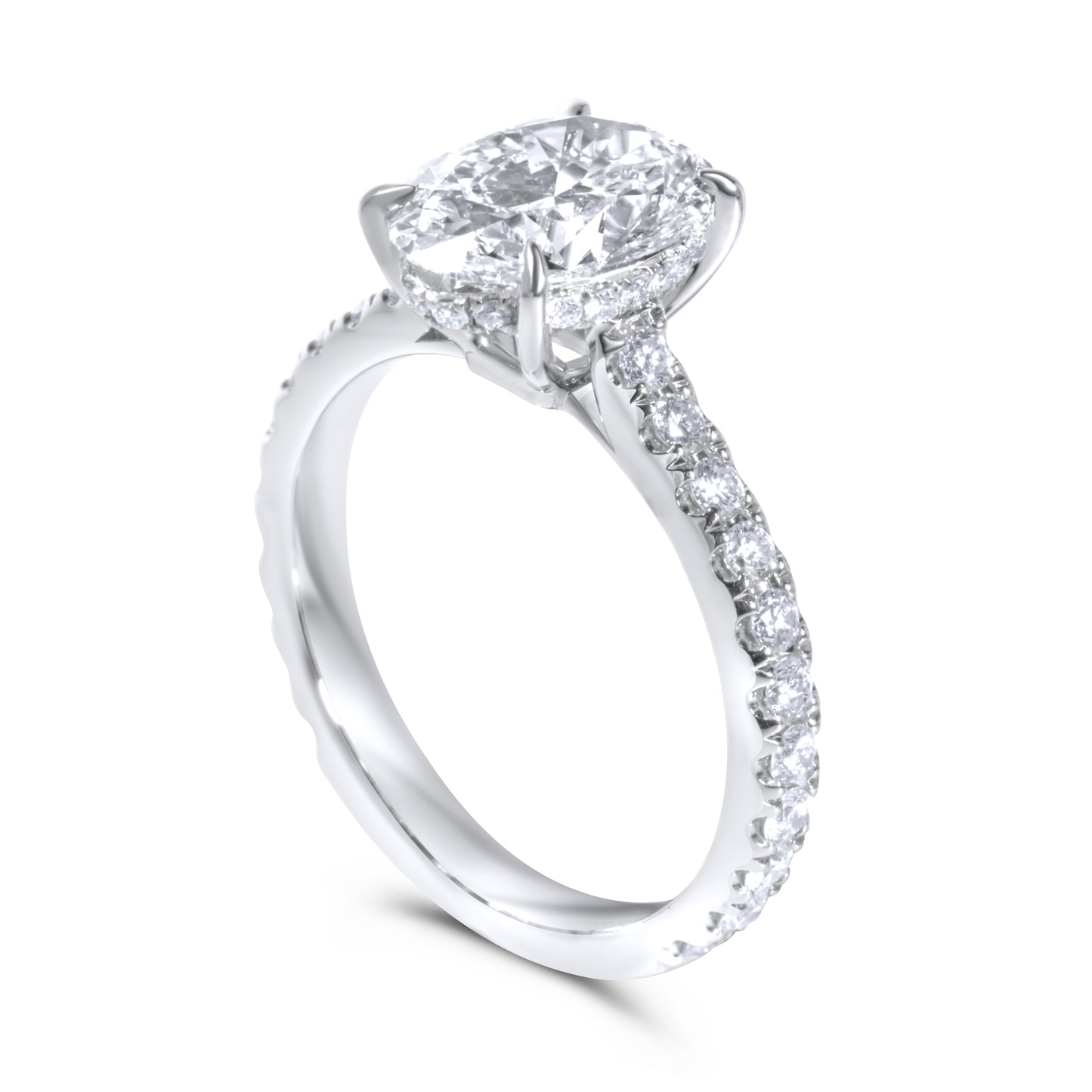Oval Diamond Engagement Ring