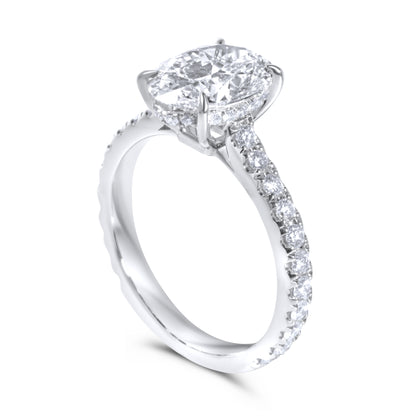 Oval Diamond Engagement Ring