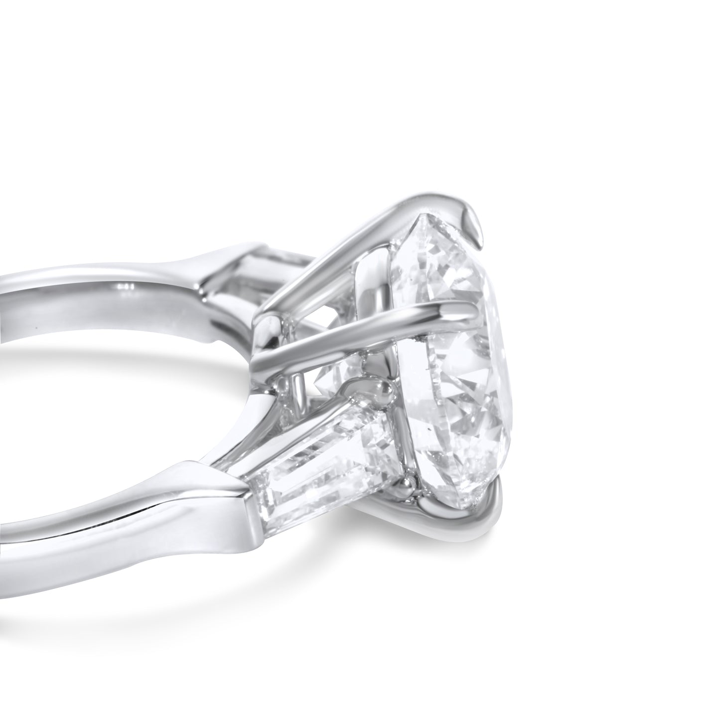 Baguette Diamond Engagement Ring