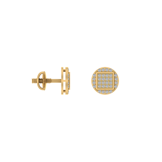 14K Gold Diamond earring 0.35 CTW