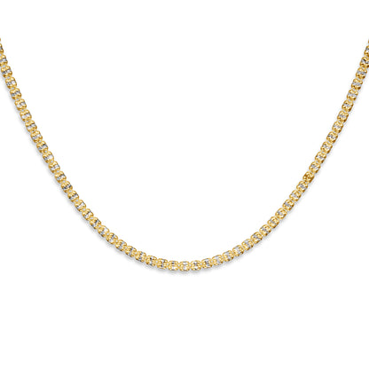 14k Ice Link Chain 2.5mm